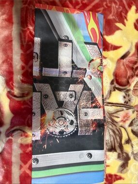 Bold Graphic Background - Multi-Color Flame